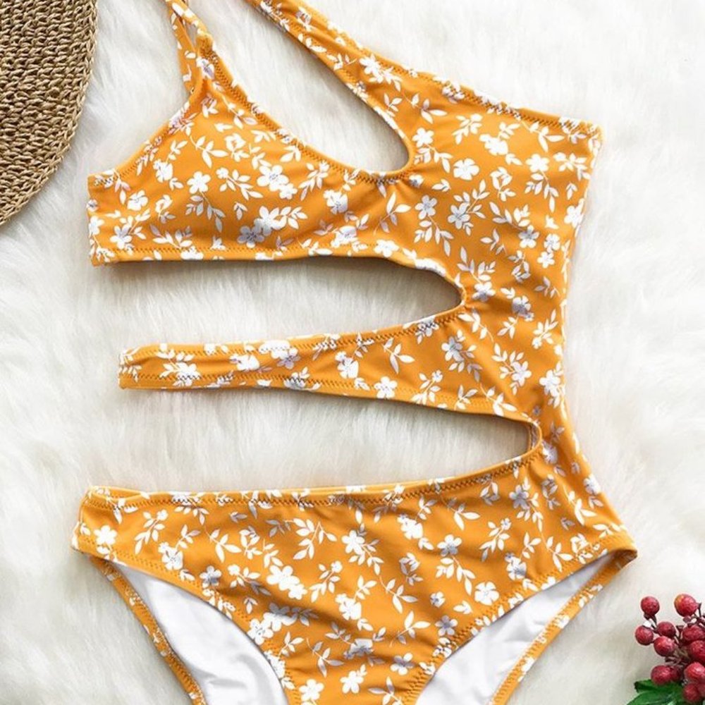 Sunshine Cut Out One-piece Swimsuit